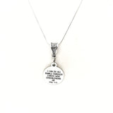 Scripture Gift, I Can Do All Things Through Christ Who Strengthens Me Necklace, Philippians 4 13, Bible Verse Gift, Scripture Quote