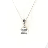 Motivation Gift, Don’t Listen To What People Say Behind You Necklace, Encouragement Gift, Gift For Her, Daughter Gift, Graduation Gift