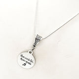 Musician Gift, When Words Fail, Music Speaks Necklace, Music Lover Gift, Musician Jewelry, Choir Member Gift, Band Member Gift, Gift For Her