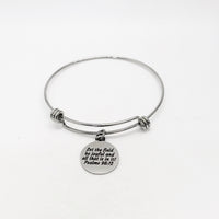 Scripture Gift, Let The Field Be Joyful Bracelet, Student Athlete Gift, Baseball Mom Gift, Football Mom Gift, Soccer Mom Gift, Daughter Gift