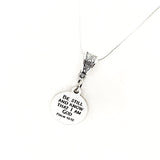 Faith Gift, Be Still And Know That I Am God Necklace, Psalm 46 10, Scripture Gift, Scripture Jewelry, Bible Verse Quote, Christian Jewelry