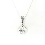 Faith Gift, When I Am Afraid I Put My Trust In You Necklace, Psalm 56 3, Faith Jewelry, Faith Necklace, Christian Gift, Scripture Gift