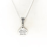 Faith Gift, When I Am Afraid I Put My Trust In You Necklace, Psalm 56 3, Faith Jewelry, Faith Necklace, Christian Gift, Scripture Gift