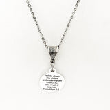 Motivation Gift, Write Down The Vision Necklace, Habakkuk 2 2, Encouraging Quote, Scripture Quote, Scripture Motivation, Scripture Gift