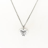 Daughter Gift, Beautiful Girl You Can Do Hard Things Necklace, Granddaughter Gift, Niece Gift, Gift For Her, Encouraging Her, Motivating Her