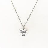 Daughter Gift, Beautiful Girl You Can Do Hard Things Necklace, Granddaughter Gift, Niece Gift, Gift For Her, Encouraging Her, Motivating Her