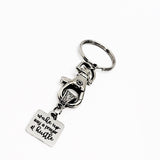 Faith Gift, Wake Up, Say A Prayer and Hustle Keychain, Christian Entrepreneur, Christian Business Owner Gift, Pray And Hustle