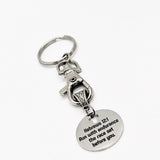 Scripture Gift, Run With Endurance The Race Set Before You Keychain, Hebrews 12 1, Scripture Keychain, Bible Verse Keychain, Scripture Quote