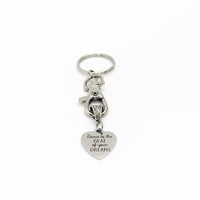 Motivating Gift, Dance To The Beat Of Your Dreams Keychain, Motivating Quote, Motivating Keychain, Encouraging Gift, Encouraging Quote