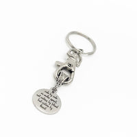 Best Friend Gift, Side By Side Or Miles Apart, Not Sisters By Blood But Sisters By Heart Keychain, Best Friend Keychain, Sister In Law Gift