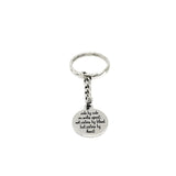 Friend Gift, Side By Side Or Miles Apart Not Sisters By Blood But Sisters By Heart Keychain, Best Friends Git, Friend Keychain