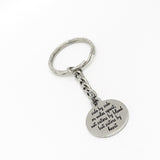 Friend Gift, Side By Side Or Miles Apart Not Sisters By Blood But Sisters By Heart Keychain, Best Friends Git, Friend Keychain