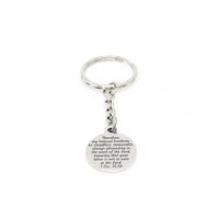 Scripture Gift, Be Steadfast In The Work Of The Lord Keychain, 1 Corinthians 15 58, Scripture Quote, Bible Verse Gift, Christian Gifts