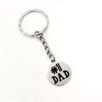 Fathers Day Gift, #1 Dad Keychain, No. 1 Dad Keychain, Number 1 Dad Keychain, Dad Gift, Daddy Gift, Gift For Dad, Gift from Kids