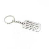 Stepmom Gift, Thank You For Being The Mom You Didn’t Have To Be, Stepmom Keychain, Gift For Stepmom, Bonus Mom Keychain