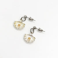Mustard Seed Earrings,  Oyster Shell Mustard Seed Jewelry, Matthew 17 20, Mustard Seed Faith, Bible Verse Gift, Scripture Gift, Faith Gift