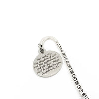 Scripture Gift, Seek First The Kingdom Of God Bookmark, Matthew 6 33, Scripture Quote, Scripture Bookmark, Bible Verse Gift, Charm Bookmark