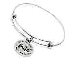 Faith Gift, Faith Makes Things Possible Not Easy Bracelet, Faith Jewelry, Christian Gift, Faith Quote, Gift For Her, Encouragement Gift