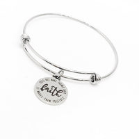 Faith Gift, Faith Makes Things Possible Not Easy Bracelet, Faith Jewelry, Christian Gift, Faith Quote, Gift For Her, Encouragement Gift