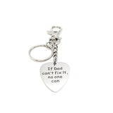 Dad Gift, If Dad Can’t Fix It No One Can Keychain, Dad Birthday Gift, Dad Love Gift, New Dad Gift, Dad Announcement, Gift For Dad