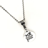 Mom Gift, Mom A Title Just Above Queen Necklace, Gift For Mom, New Mom Gift, Baby Shower Gift, Mom Birth Gift, Gift For Wife, Mother Gift
