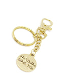 Faith Gift, He Walks With Me Keychain, Christian Gift, Christian Quote, God Walks With Me, Baptism Gift, Believer Gift, Faith Quote