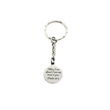 Faith Gift, When I Am Afraid, I Put My Trust In You Keychain, Psalm 56 3, Christian Keychain, Charm Keychain, Baptism Gift, Graduation