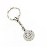 Faith Gift, When I Am Afraid, I Put My Trust In You Keychain, Psalm 56 3, Christian Keychain, Charm Keychain, Baptism Gift, Graduation