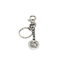 Faith Gift, Faith Shines Brightest In The Dark Keychain, Faith Quote, Faith Keychain, Christian Gift, Christian Quote, Faith Encouragement