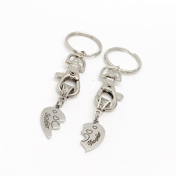 Mother and Daughter Key Chain Set, Mother Daughter Gift, Gift For Her, Daughter Gift, Mother Gift, Mothers Day Gifts, Keyring Gift Set