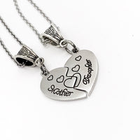 Mother and Daughter Necklace Set, Mother Daughter Gift Set, Gift For Her, Daughter Gift, Gift For Mom, Mom and Daughter Jewelry Set