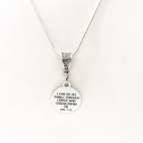 Scripture Gift, I Can Do All Things Through Christ Who Strengthens Me Necklace, Philippians 4 13, Bible Verse Gift, Scripture Quote