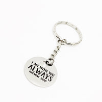 Scripture Gifts, I Am With You Always Keychain, Matthew 28 20, Scripture Quote, Bible Verse Quote, Bible Verse Gift, Christian Gift