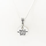 Motivating Gift, Run With Endurance The Race Set Before You Necklace, Hebrews 12 1, Sympathy Gift, Encouraging Her, Faith Gift