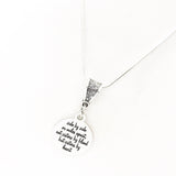 Friend Gift, Side By Side Or Miles Apart, Sisters By Heart Necklace, Best Friend Gift, Missing My Friend, Gift for Friend, Gift For Her