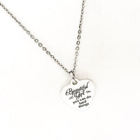 Daughter Gift, Beautiful Girl You Can Do Hard Things Necklace, Granddaughter Gift, Niece Gift, Gift For Her, Encouraging Her, Motivating Her