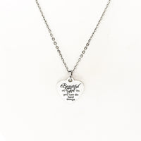 Daughter Gift, Beautiful Girl You Can Do Hard Things Necklace, Granddaughter Gift, Niece Gift, Gift For Her, Encouraging Her, Motivating Her