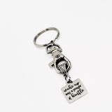 Faith Gift, Wake Up, Say A Prayer and Hustle Keychain, Christian Entrepreneur, Christian Business Owner Gift, Pray And Hustle