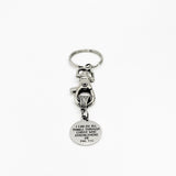 Scripture Gift, I Can Do All Things Through Christ Who Strengthens Me Keychain, Philippians 4 13, Scripture Quote, Bible Verse Gift