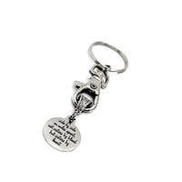 Best Friend Gift, Side By Side Or Miles Apart, Not Sisters By Blood But Sisters By Heart Keychain, Best Friend Keychain, Sister In Law Gift