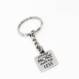 Faith Gift, Pray More, Worry Less Keychain, Faith Quote, Faith Keychain, Prayer Group Gift, Tough Times Gift, Encouragement Gift