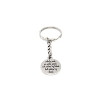 Friend Gift, Side By Side Or Miles Apart Not Sisters By Blood But Sisters By Heart Keychain, Best Friends Git, Friend Keychain