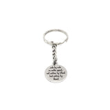 Friend Gift, Side By Side Or Miles Apart Not Sisters By Blood But Sisters By Heart Keychain, Best Friends Git, Friend Keychain