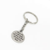 Friend Gift, Side By Side Or Miles Apart Not Sisters By Blood But Sisters By Heart Keychain, Best Friends Git, Friend Keychain