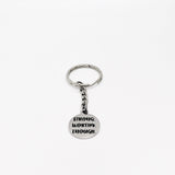 Encouraging Words, Strong Worthy Enough Keychain, Strong Woman Gift, Gift For Her, Motivating Gift, Wife Gift, Daughter Gift