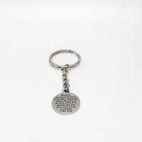 Scripture Gift, Be Steadfast In The Work Of The Lord Keychain, 1 Corinthians 15 58, Scripture Quote, Bible Verse Gift, Christian Gifts