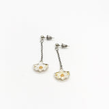 Mustard Seed Dangle Shell Earrings,  Mustard Seed Jewelry, Matthew 17 20, Mustard Seed Faith Jewelry, Scripture Gifts, Faith Gift