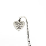 Motivating Gift, Beautiful Girl You Can Do Hard Things Bookmark, Charm Bookmark, Encouraging Her, Encouraging Gift, Graduation Gift