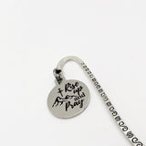 Faith Gift, Rise Up And Pray Bookmark, Charm Bookmark, Faith Quote, Christian Gift, Christian Quote, Bible Bookmark, Prayer Gift
