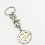 Love Gift, The Greatest Of These Is Love Keychain, 1 Cor 13 13, Spinner Charm, Christian Love, Scripture Gift, Christian Gift, Love Keychain